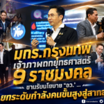 รศ.ดร.พิชัย จันทร์มณี นำประชุมยุทธศาสตร์ 9 ราชมงคล ต้อนรับ รมว.อว. มอบนโยบาย ณ มทร.กรุงเทพ