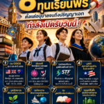 มัดรวมให้แล้วที่นี่! 8 โครงการทุนเรียนฟรี ตั้งแต่อนุบาลจนถึงปริญญาเอก กำลังเปิดรับวันนี้