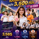 ‘สวนสุนันทา’ เปิดรับตรงอิสระ รอบที่ 5 ปี 2569 รวมกว่า 3,500 ที่นั่ง สมัครออนไลน์ง่าย ๆ ก้าวข้ามทุกขีดจำกัด!