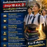 เจาะ 6โครงการทุนเปลี่ยนชีวิต’กสศ.’ ดันเด็กไทยเรียนต่อจนจบ ปักหมุด 18 ส.ค. นี้! ประกาศชื่อผู้ได้ทุนนักเรียนยากจน พร้อมปรับเพิ่มเงินอุดหนุนใหม่