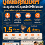 มูลนิธิศุภนิมิตฯ มอบทุนเรียนฟรี-เคลียร์ค่าใช้จ่ายแฝง! ดูแลยาวถึง ป.ตรี ช่วยเด็กแล้ว 1.5 ล้านคน ปักธงยุทธศาสตร์ใหม่ ลุย 35 จังหวัดดันเป้า 4 ล้านชีวิต